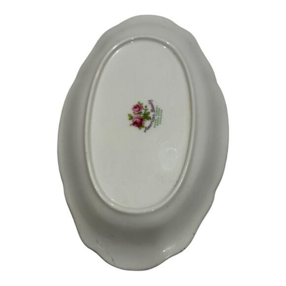 Vintage Royal Albert American Beauty Bone China Sugar And Creamer Tray - Picture 2 of 7